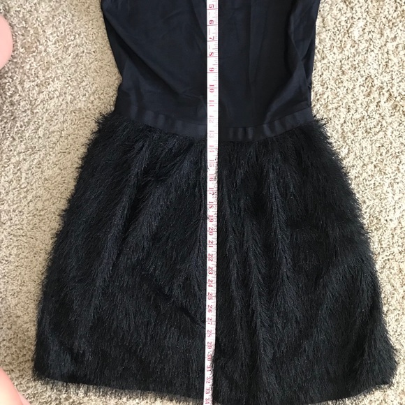 W by Worth Black dress with frill bottom - Picture 5 of 7